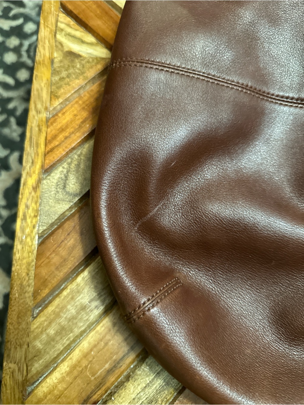 Coach Brown Leather Shoulder Hobo Bag with Matching Wallet - Picture 15 of 15